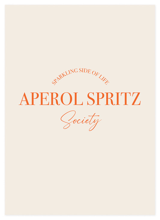 Aperol Spritz Society Poster