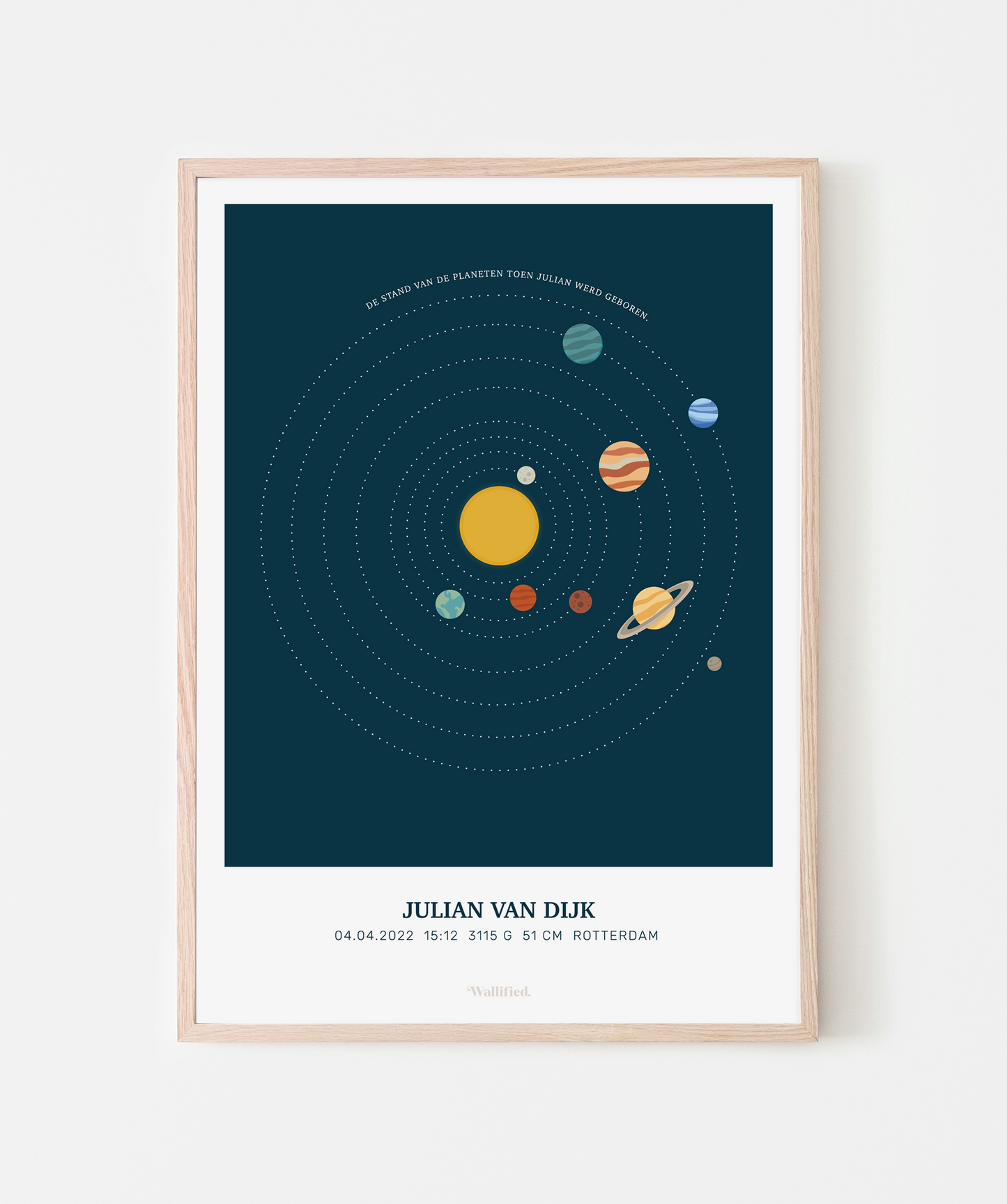 Cosmic Sky Geboorteposter