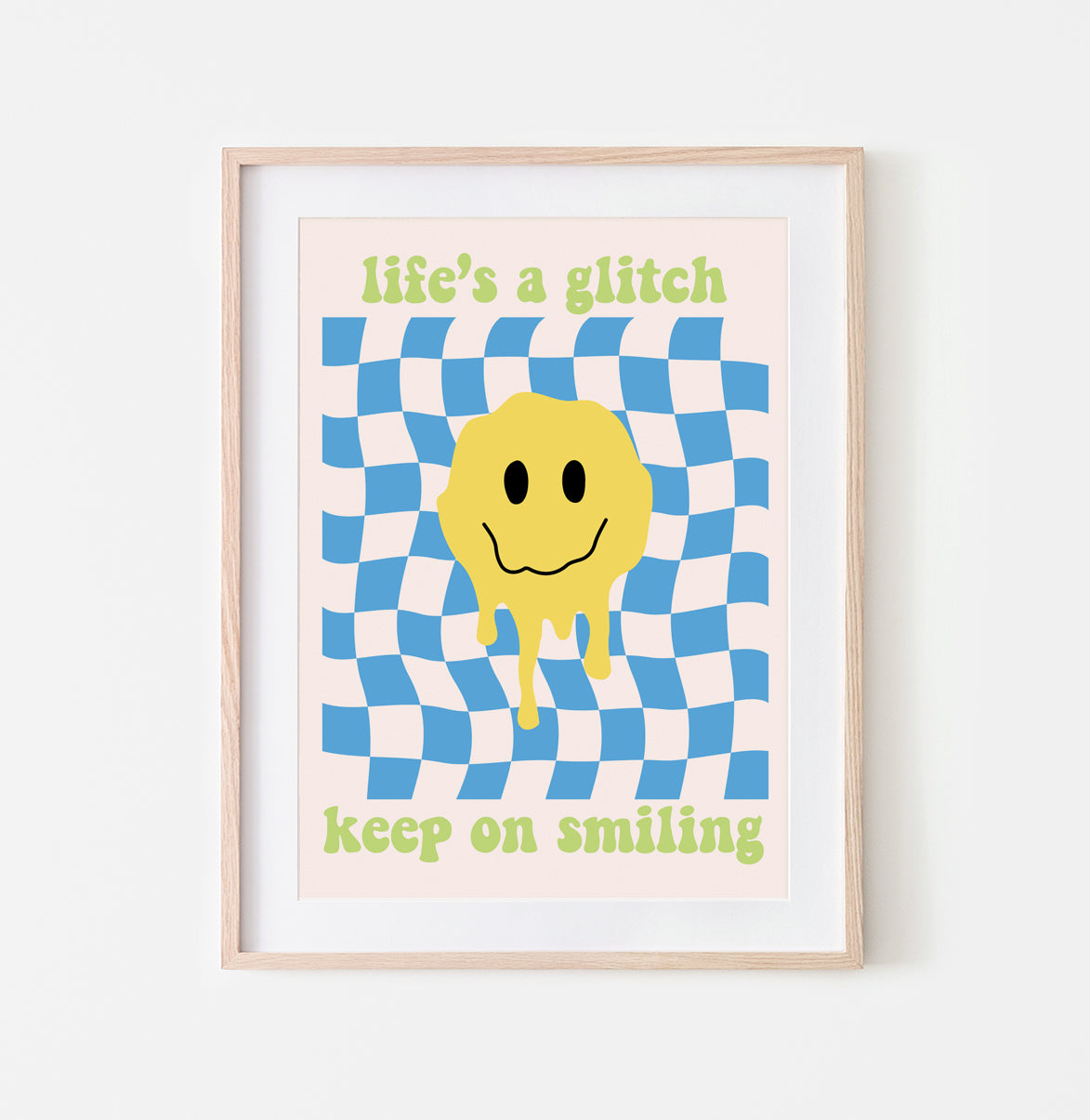 Life's A Glitch Poster