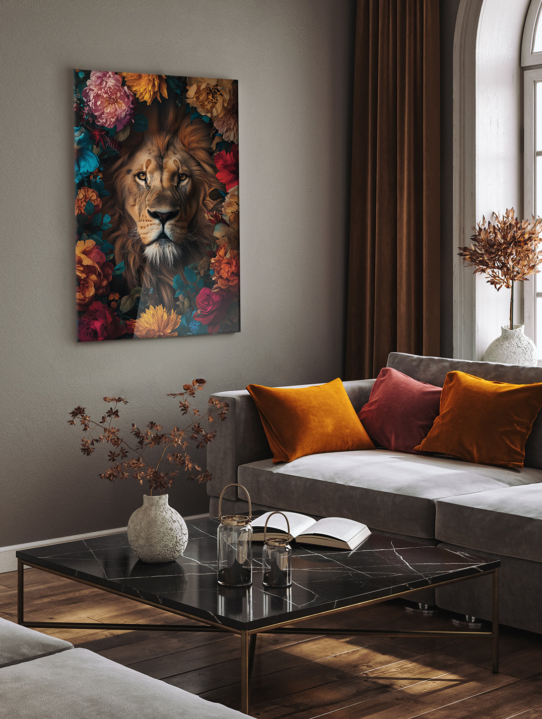 Plexiglas Lions Bloom