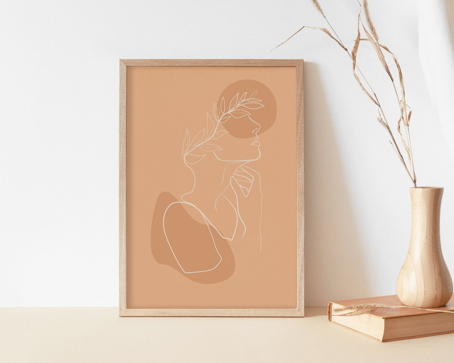 Abstracte Griekse Godin Poster