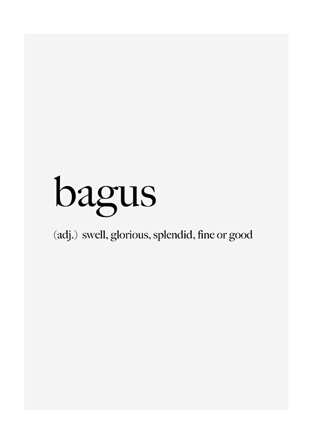 Bagus Poster