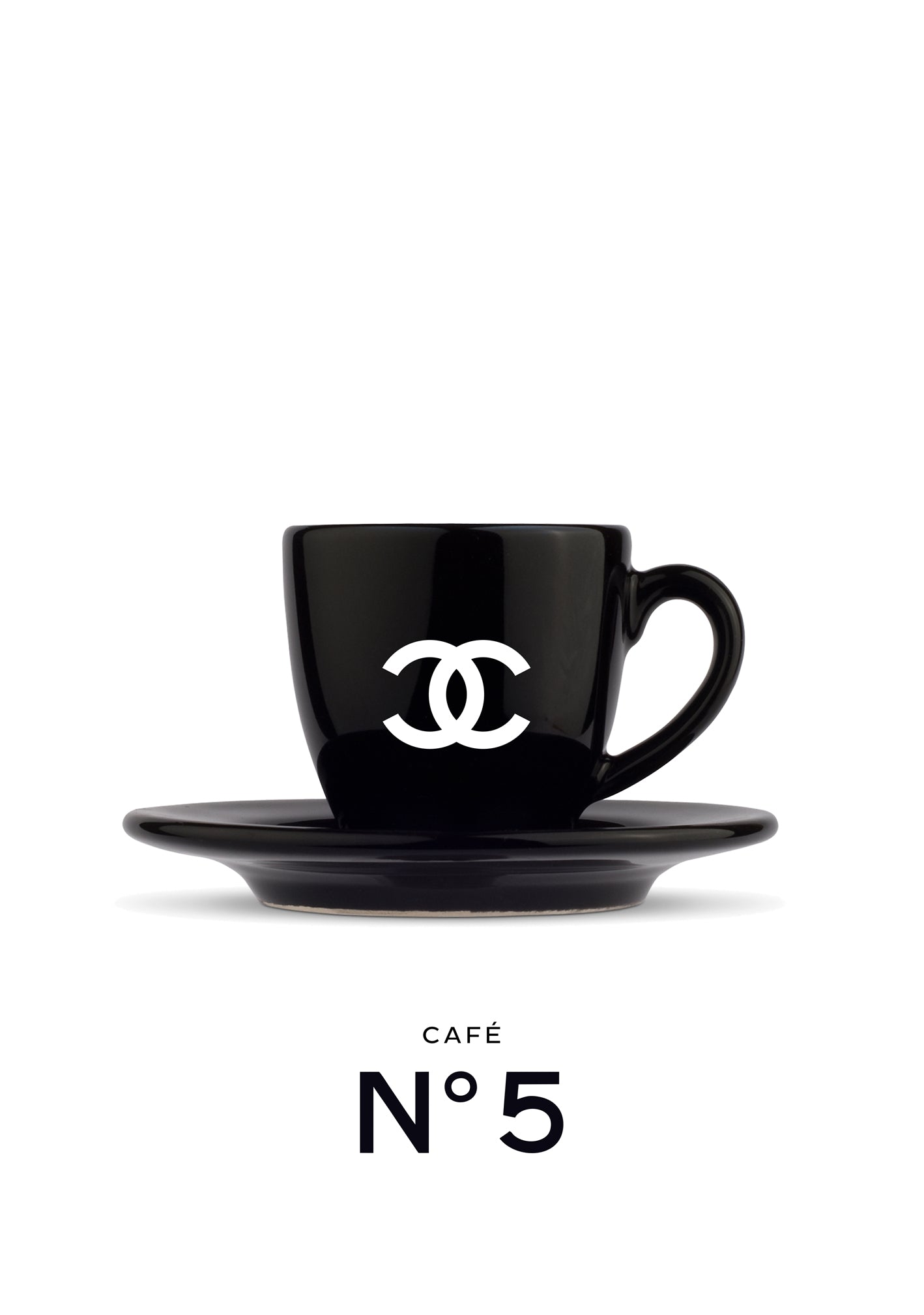 Chanel Coffee No. 5 Poster