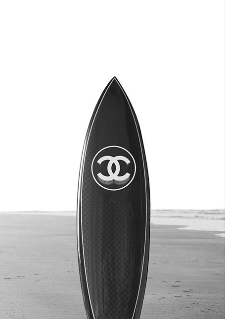 Black Chanel Board Poster