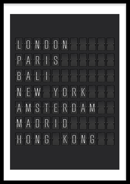 Departures Poster