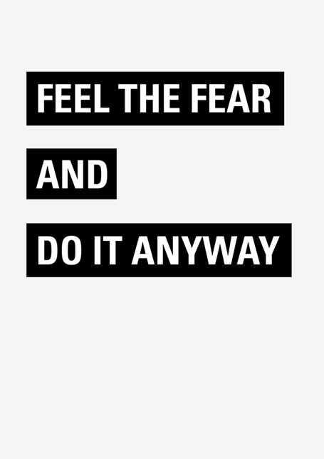 Feel The Fear Poster
