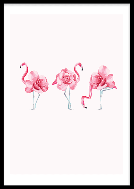 Flamingrose Team Poster