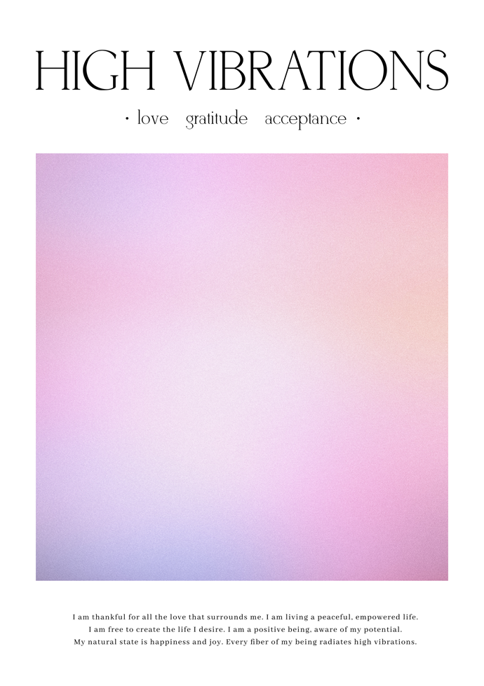 High Vibrations Poster