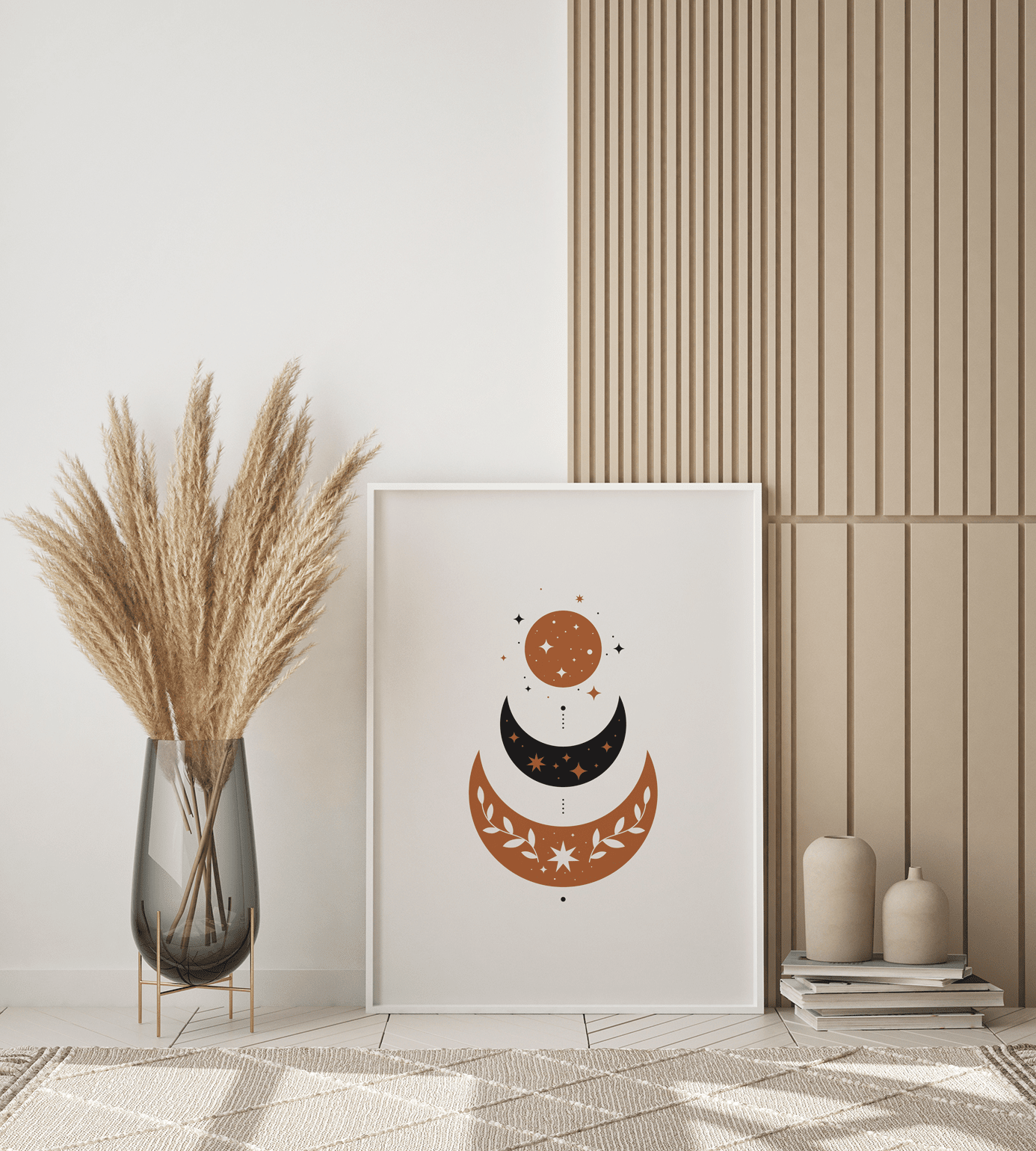 Boho Moon Poster