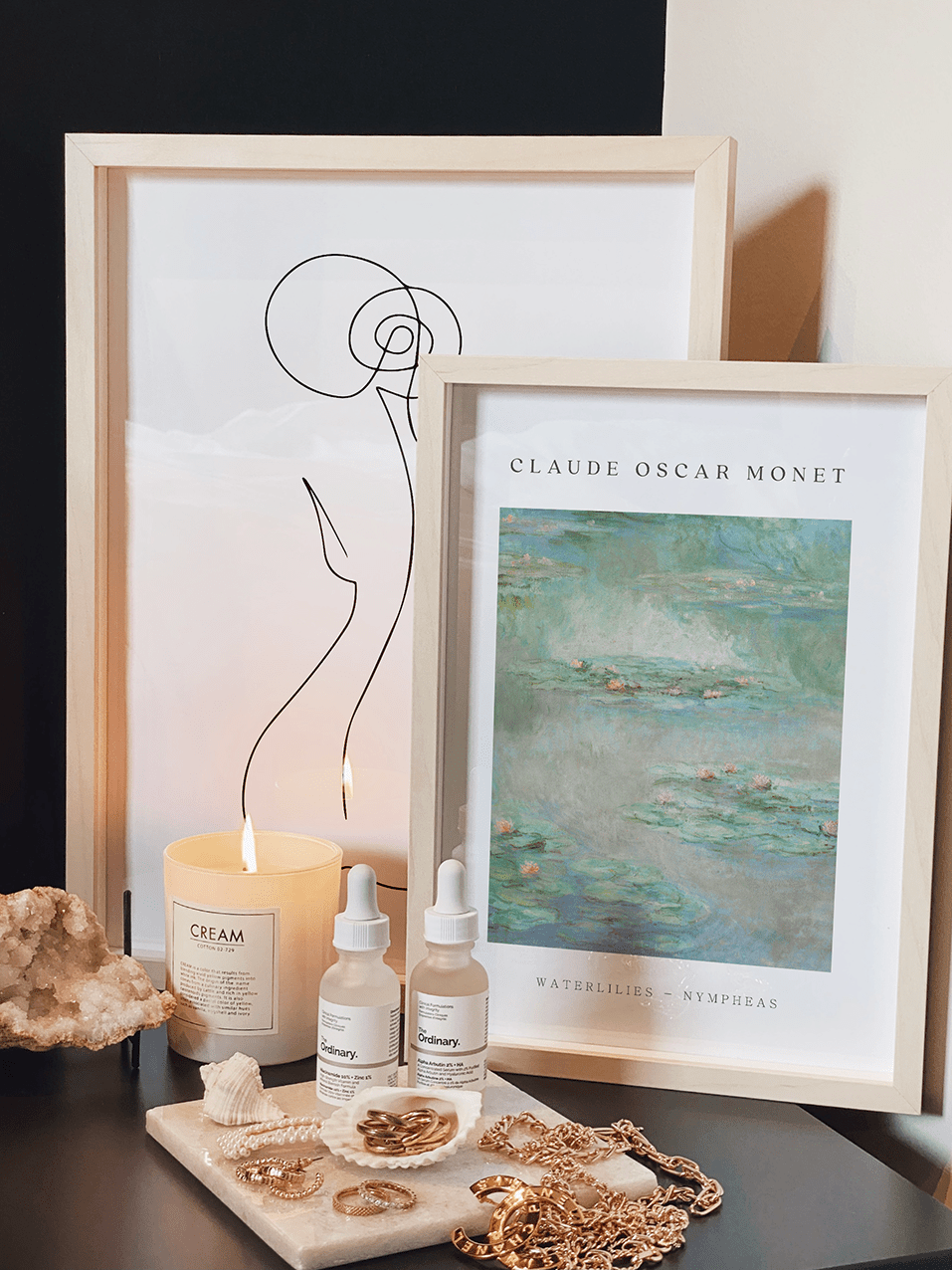 Monet Waterlillies Poster