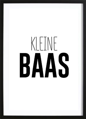 Kleine Baas Poster