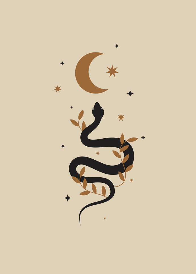 Mystical Composition Poster