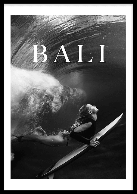 Surfer Bali Poster