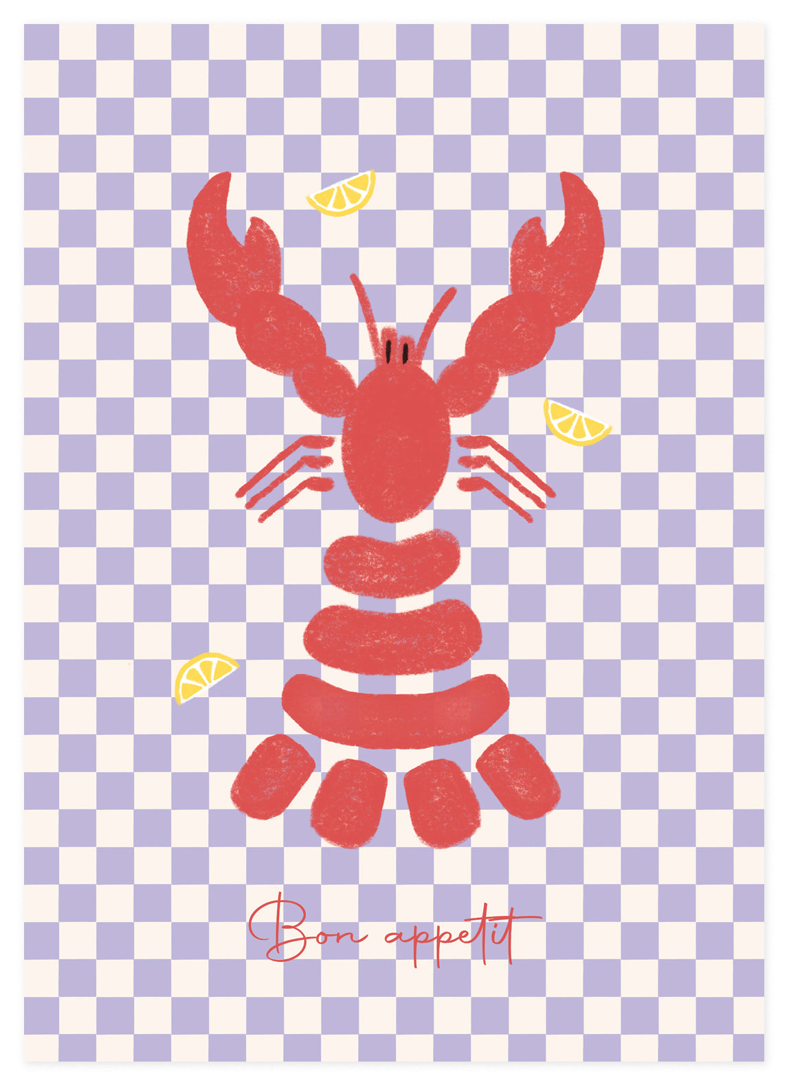 Bon Appetit Lobster Poster
