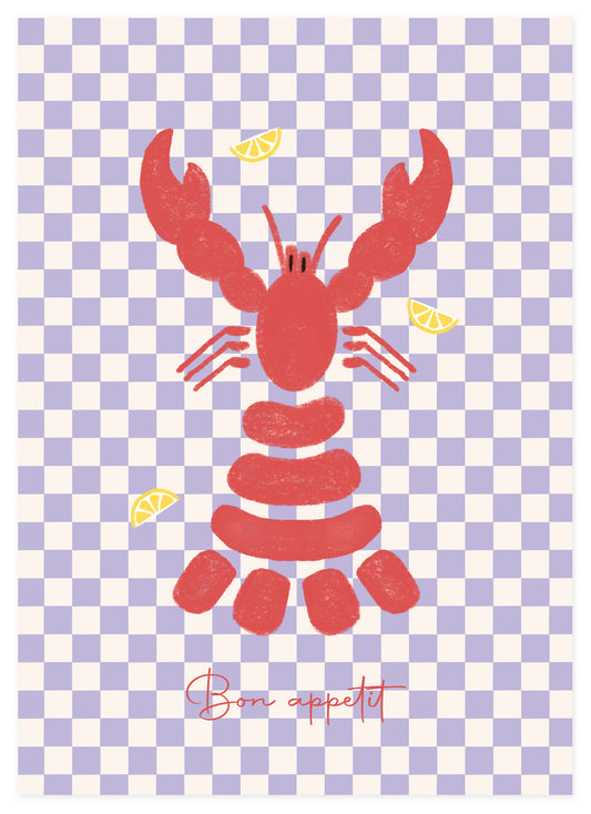 Bon Appetit Lobster Poster