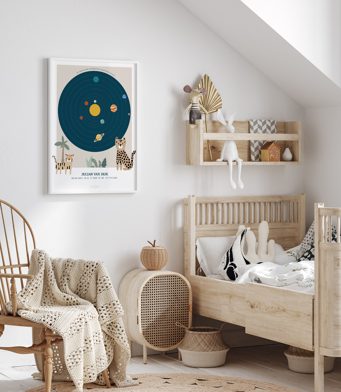Cosmic Sky Geboorteposter Wild One