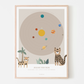 Cosmic Sky Geboorteposter Wild One