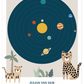 Cosmic Sky Geboorteposter Wild One