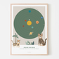 Cosmic Sky Geboorteposter Wild One
