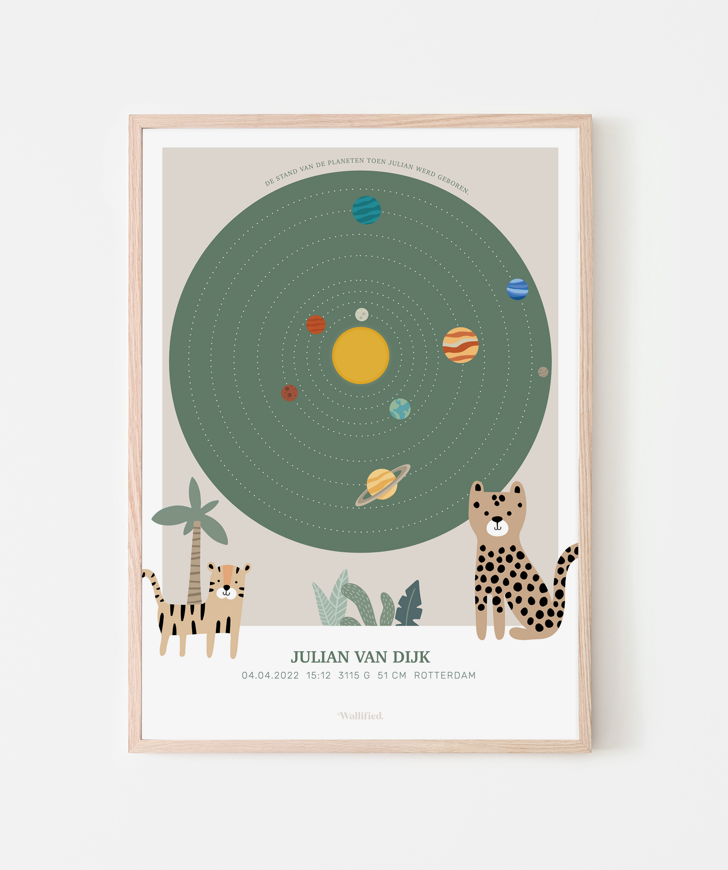 Cosmic Sky Geboorteposter Wild One