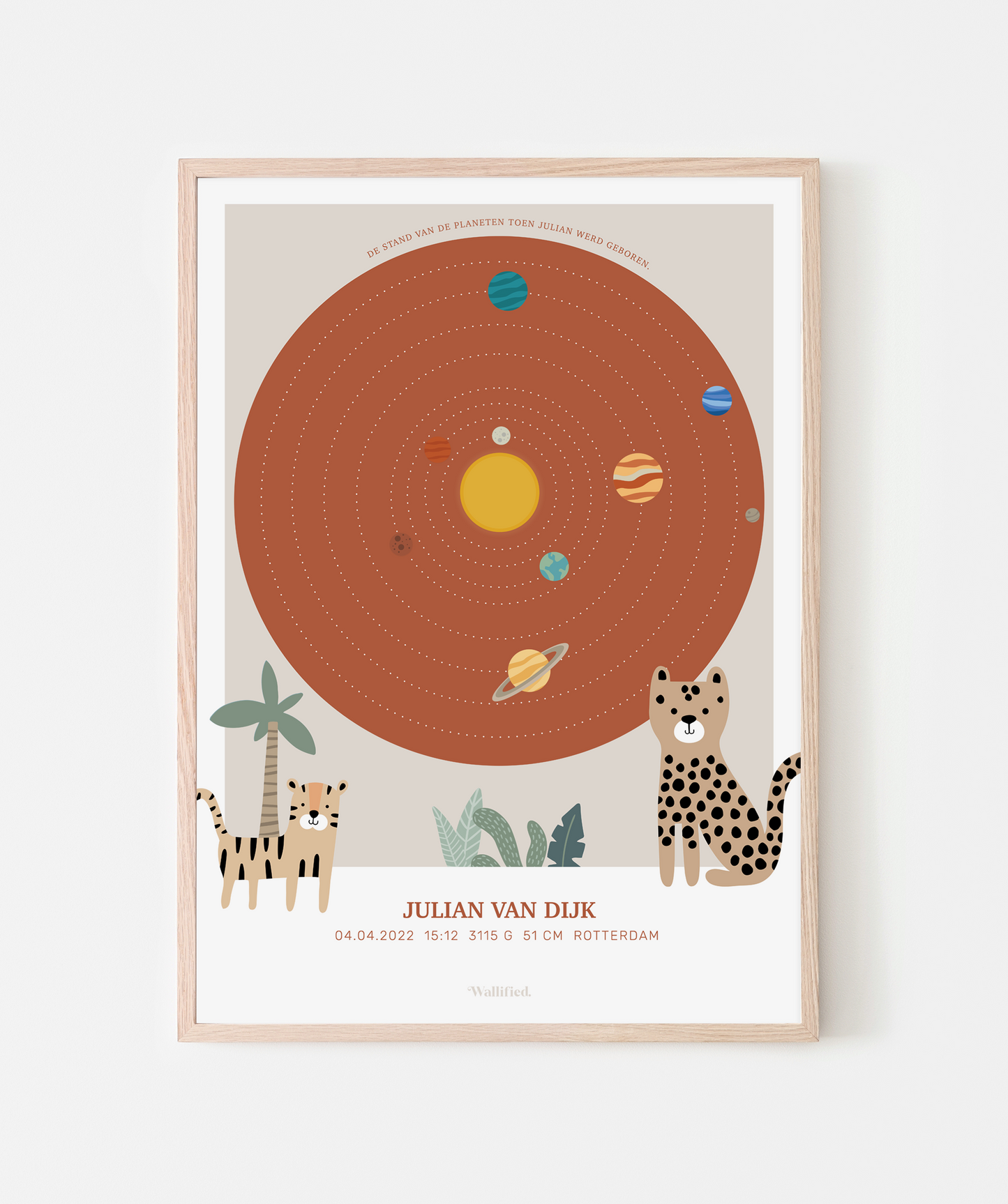 Cosmic Sky Geboorteposter Wild One
