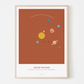 Cosmic Sky Geboorteposter