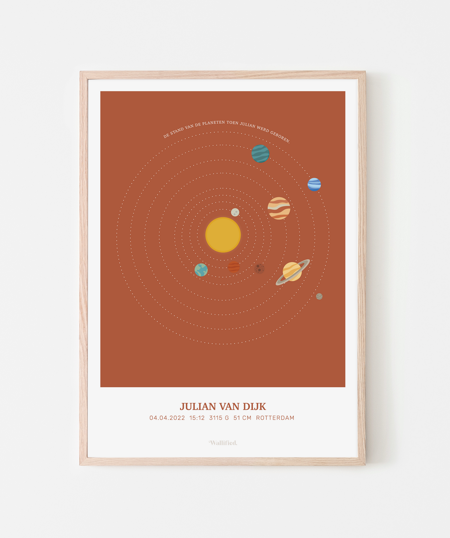 Cosmic Sky Geboorteposter
