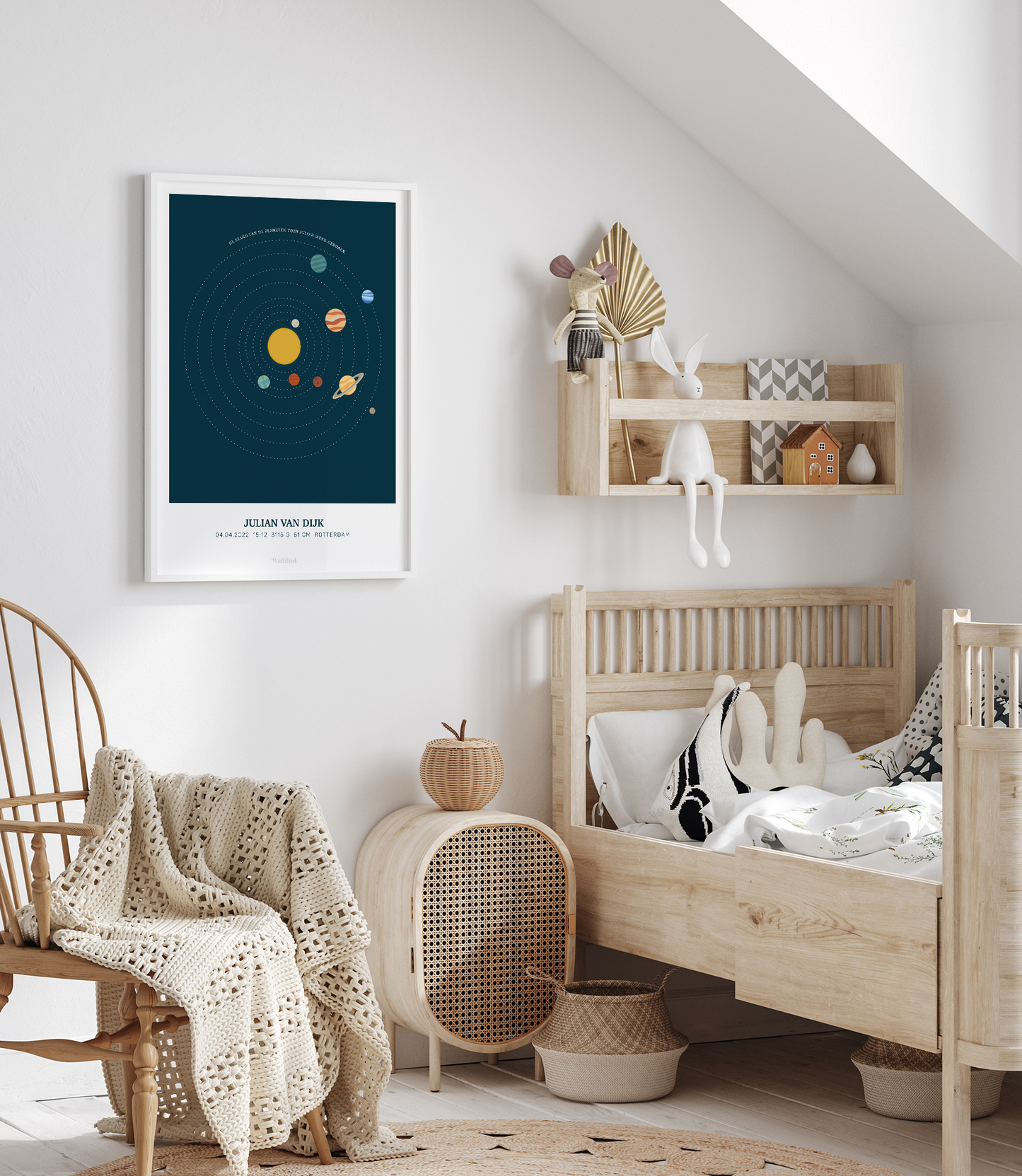 Cosmic Sky Geboorteposter