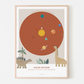 Cosmic Sky Geboorteposter Rex