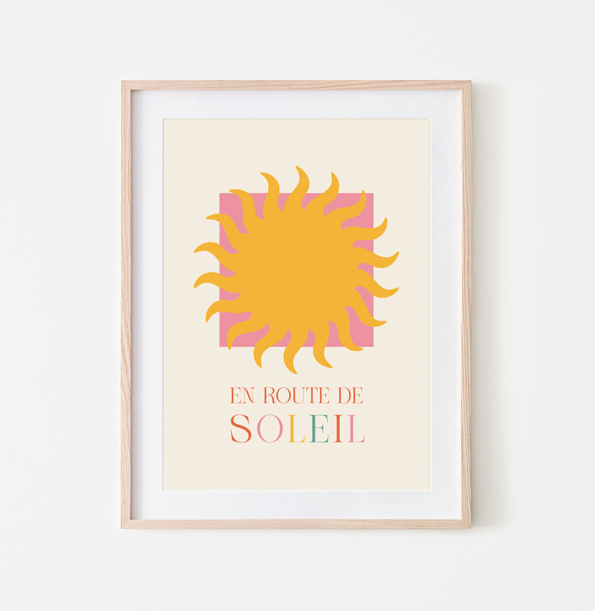En Route De Soleil Poster