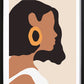 Abstract Girl Art Poster