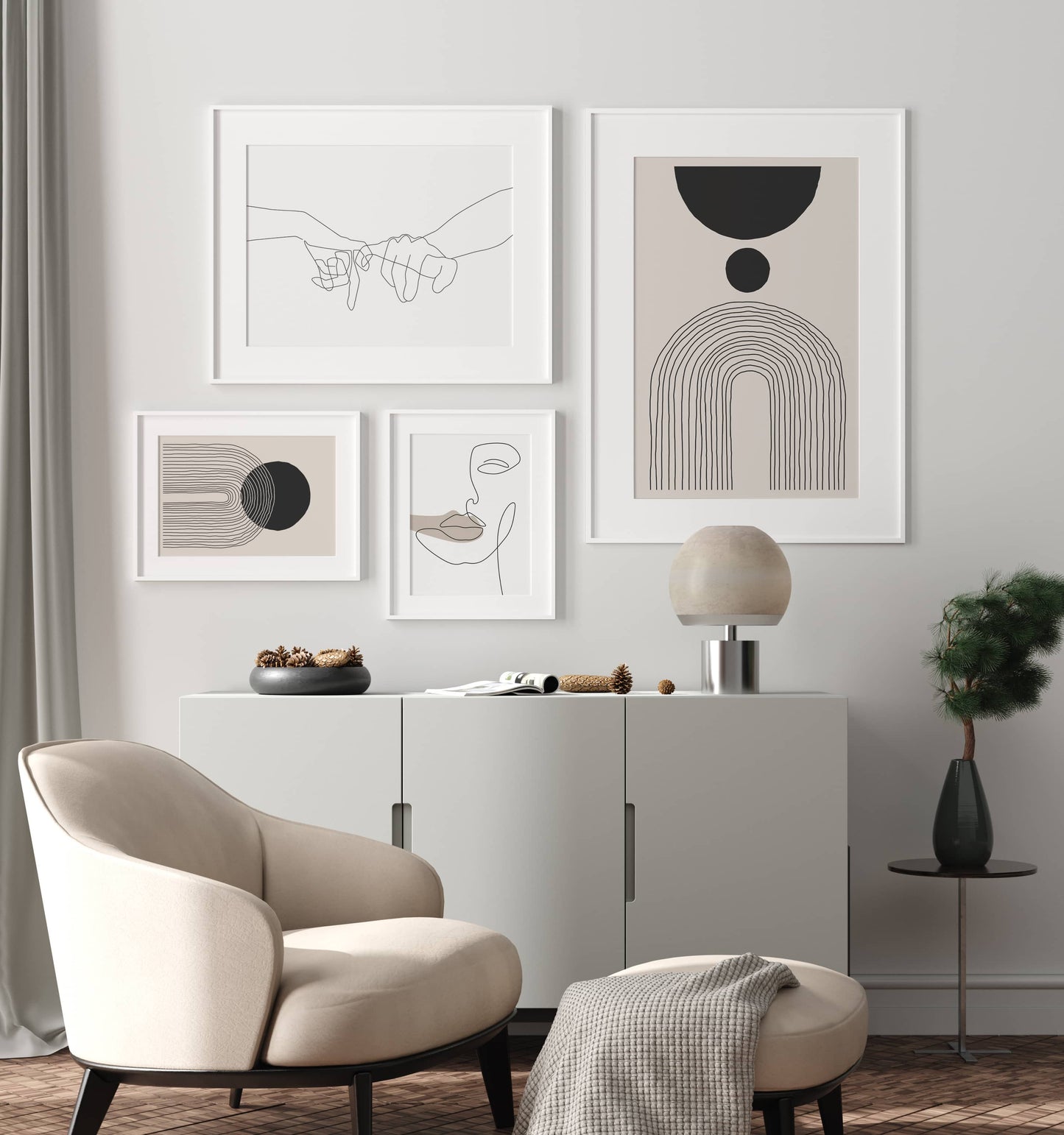 Pinky Swear Abstract Poster
