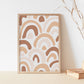 Boho Regenbogen Poster