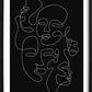 Abstracte Vrouwen Gezichten Poster