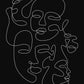 Abstracte Vrouwen Gezichten Poster