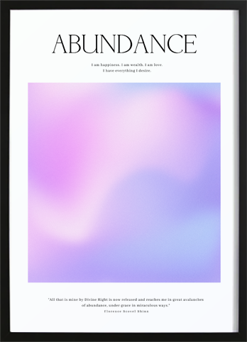 Abundance Poster
