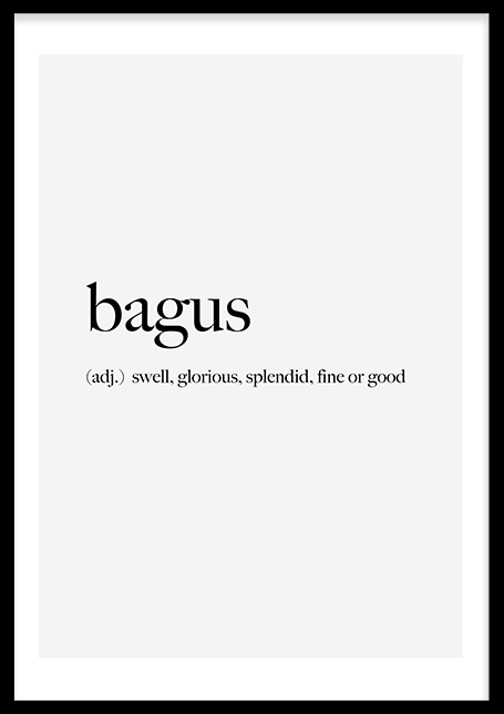 Bagus Poster