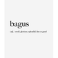 Bagus Poster