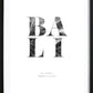 Bali Coördinaten Poster