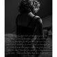 She Was Beautiful Quote Poster