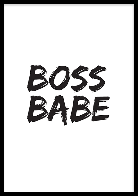 Boss Babe Poster
