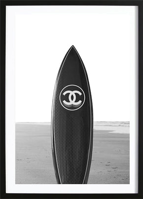 Black Chanel Board Poster
