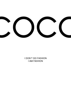 COCO Quote Poster