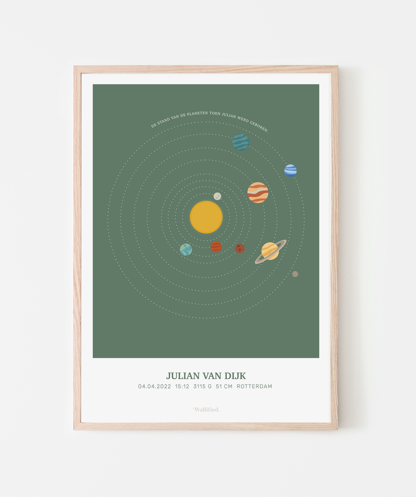 Cosmic Sky Geboorteposter
