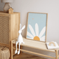 Daisy Blue Poster