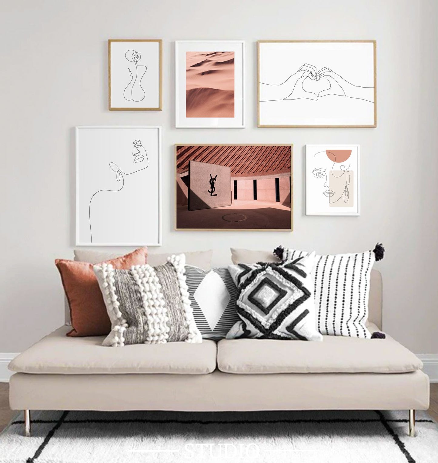Vrouwen Lichaam Abstract Poster