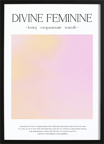 Divine Feminine Poster