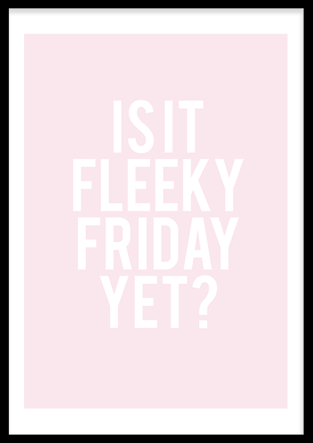Fleeky Friday Poster