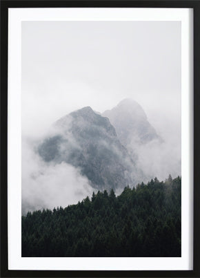 Mountain Fog Poster