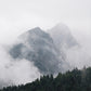 Mountain Fog Poster